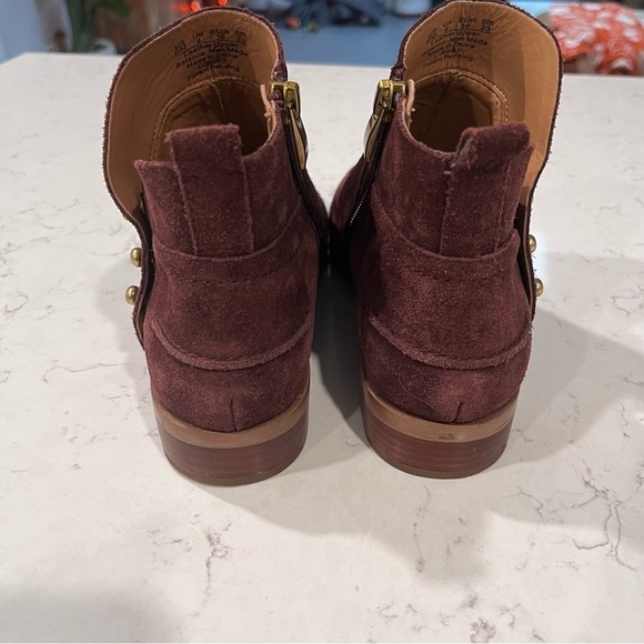 FRANCO SARTO Ruby Suede Leather Ankle Boots Size 6 - Picture 3 of 12